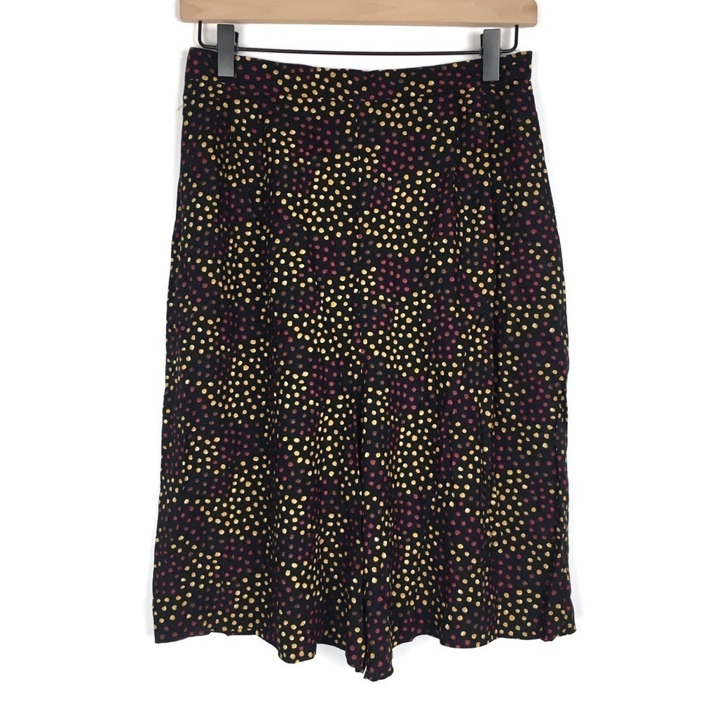 VINTAGE Mom Shorts Ultra High Waist Black Dots Retro 80s 90s Chic Black Size 9 - Picture 8 of 8